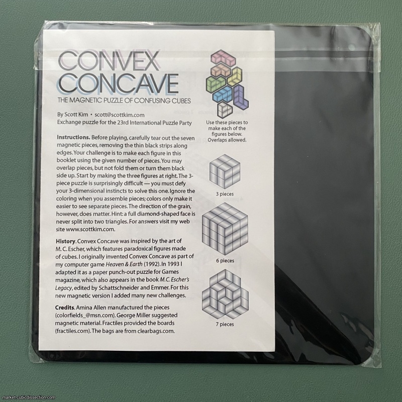 Convex Concave, IPP23 (Chicago 2003) Exchange Puzzle by Scott Kim