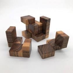 Cube Sixteen Rosewood Sapwood by Stewart Coffin (2)