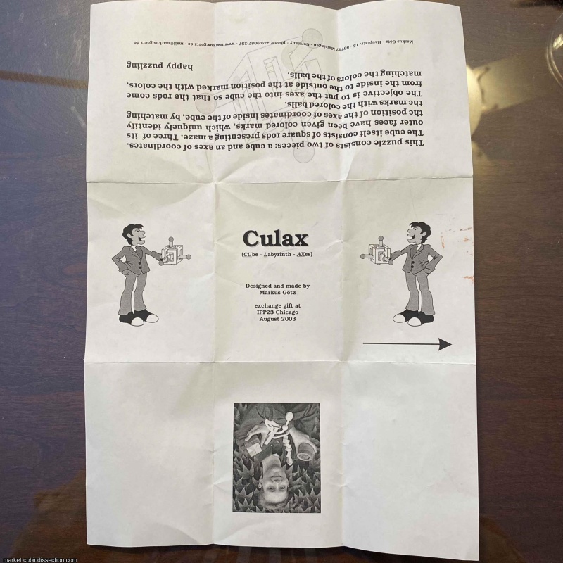 Culax, ORIGINAL by the late Dr. Markus Götz