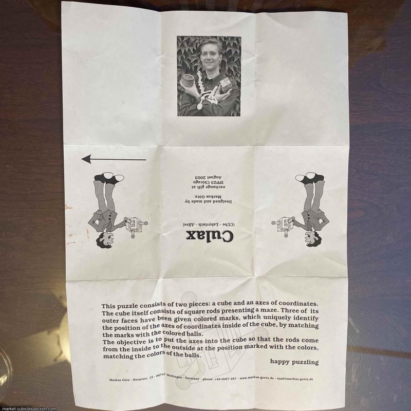 Culax, ORIGINAL by the late Dr. Markus Götz