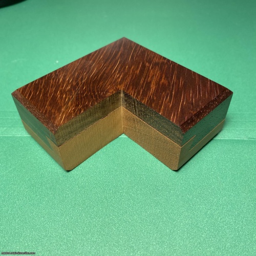 Sandfield's Cutaway Dovetail Puzzle, IPP19 (1999) exchange puzzle made by Perry McDaniel