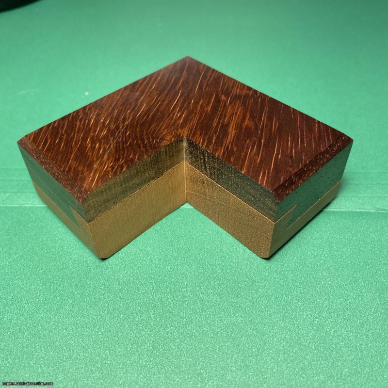 Sandfield's Cutaway Dovetail Puzzle, IPP19 (1999) exchange puzzle made by Perry McDaniel