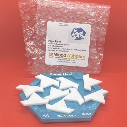 Paper Fleet by Alex Magyarics made by Woodwonders