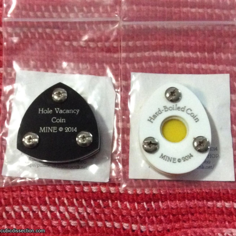 2 x Mine Coin Puzzles