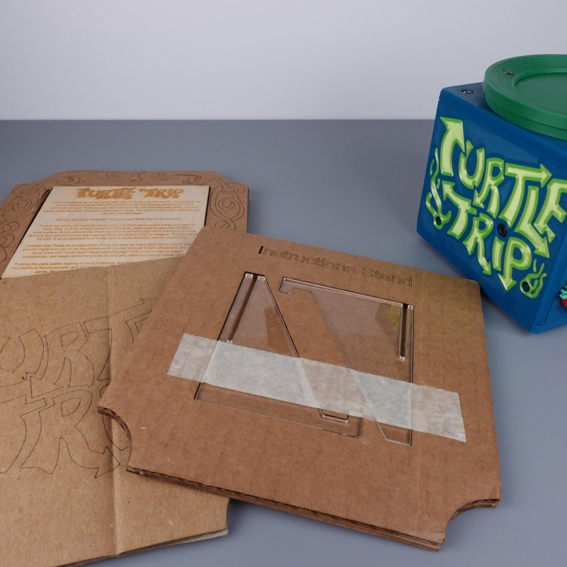 Turtle Trip - Sequential Discovery 3D Printed Puzzle Box - RARE!