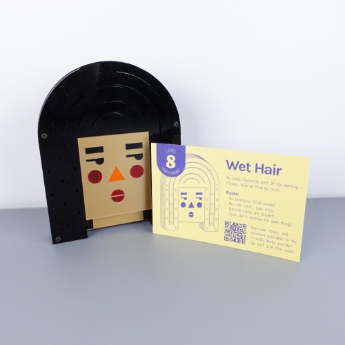 Wet Hair - Friendly Works 2021 - Rare Acrylic Puzzle