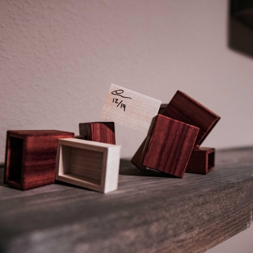 Oskar's Matchboxes  (Padauk)