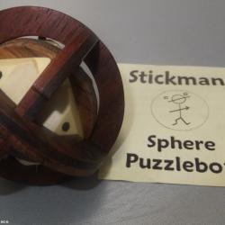 Stickman Sphere Puzzle Box (No 18)