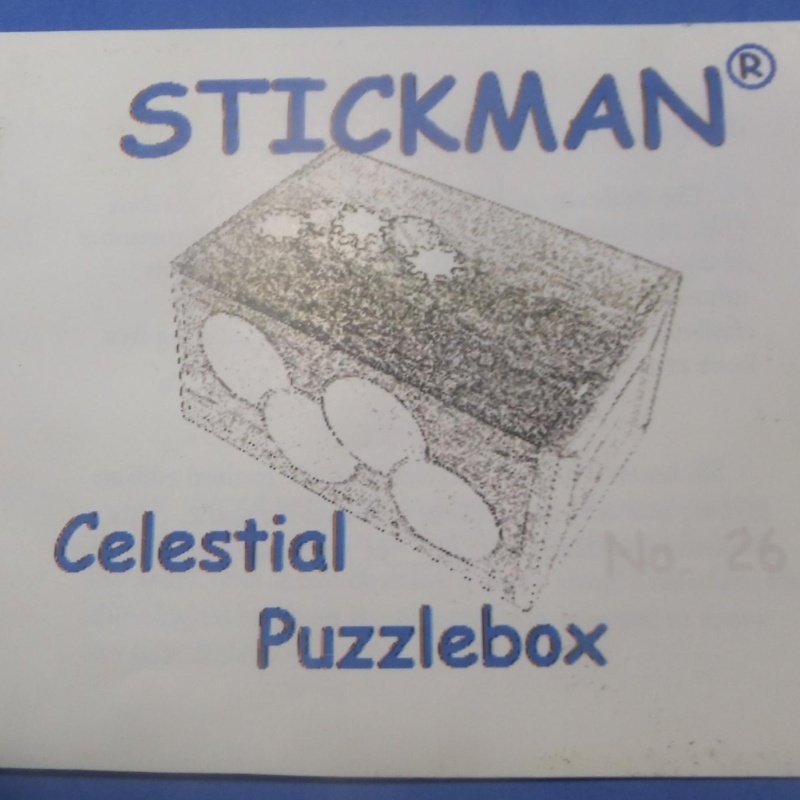 Celestial Box : Stickman No 26 Puzzle Box