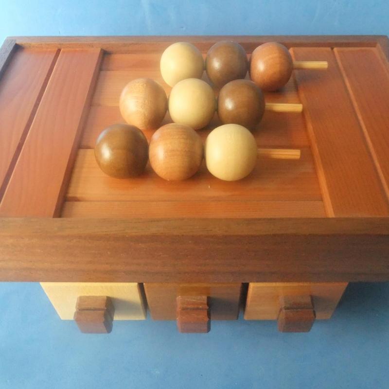 Three Color Dango Japanese Puzzle Box
