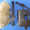 Trick Padlock #7 No text markings, 2 Keys