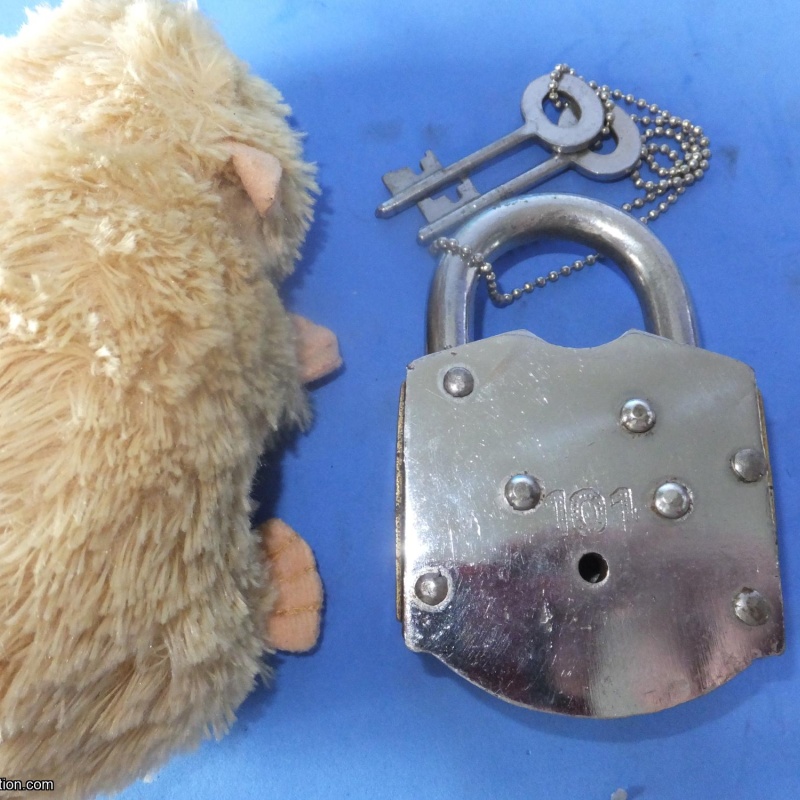 Trick Padlock #22 Peacock "NELSON 101 Aligarh"