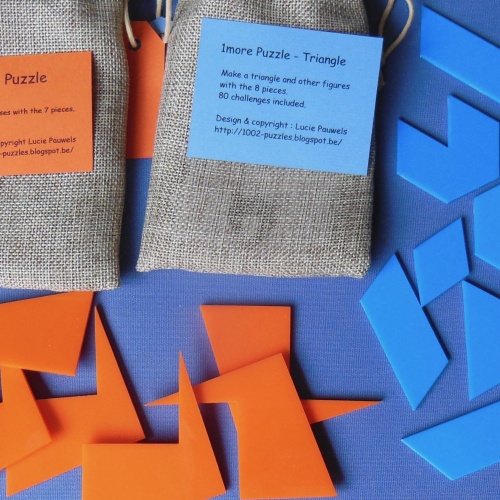 2 Puzzles : Triangle and 7-4-2 by Lucie Pauwels