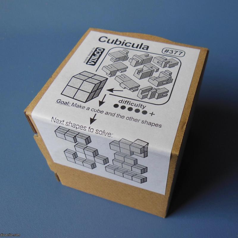 Cubicula wooden puzzle by Vinco