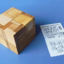 Handed Halfcubes wooden puzzle by Vinco