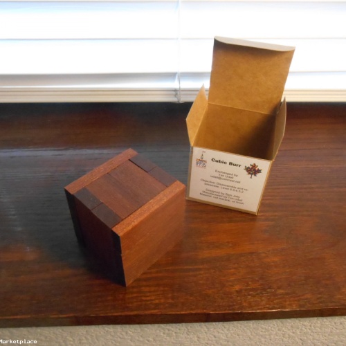 Cubic Burr, design Tom Jolly, made by Tim Udall