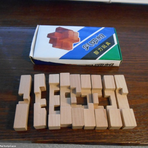 9-Piece Burr, 4 x 3 x 2 sticks