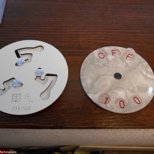 CFF100th Jubilee Issue Puzzles: Disk and Crown + Disc puzzle