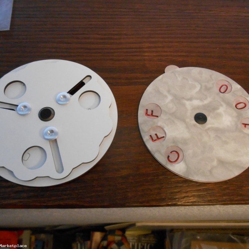 CFF100th Jubilee Issue Puzzles: Disk and Crown + Disc puzzle