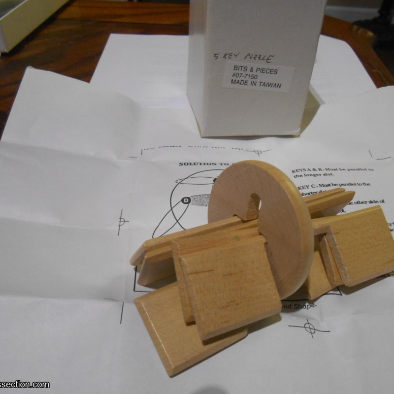 5 Key Puzzle, Bits and Pieces #07-7150