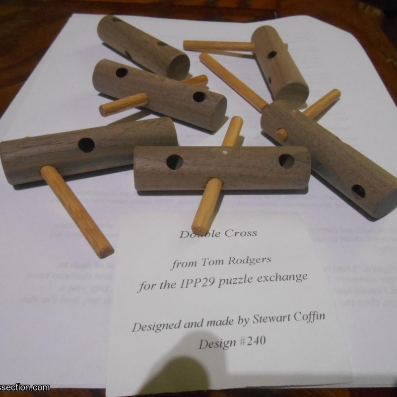 Double Cross - designed and made by Stewart Coffin (#240)