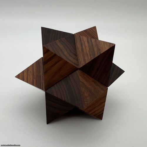 Diagonal Star crafted by Lee Krasnow