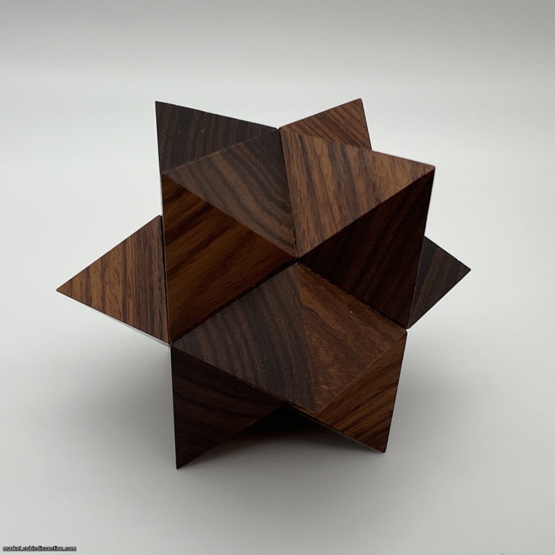 Diagonal Star crafted by Lee Krasnow