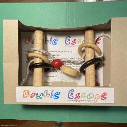 Double-Escape, IPP26 Exchange Puzzle by the late Dr. Markus Götz