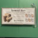 Dovetail Burr --- THE ORIGINAL --- IPP20 (2000) exchange puzzle by Frans deVreugd