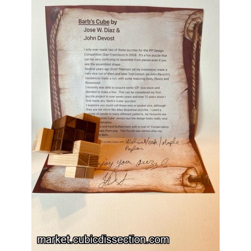 Barb’s Cube by John Devost