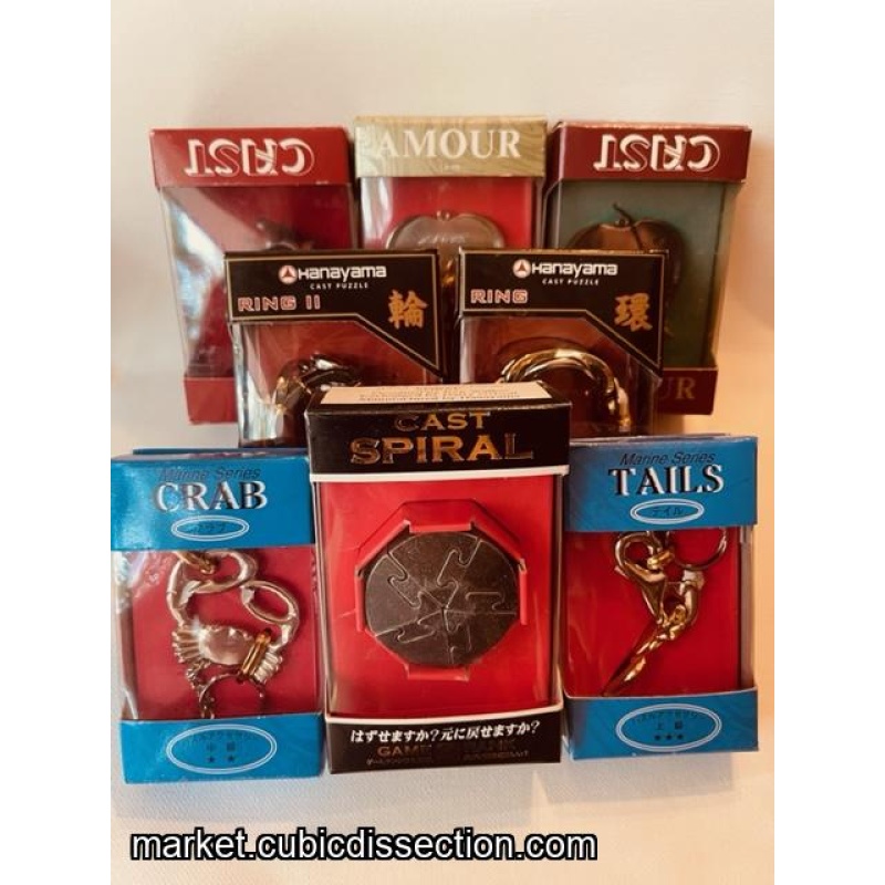 Cast Hanayama Puzzle Bundle