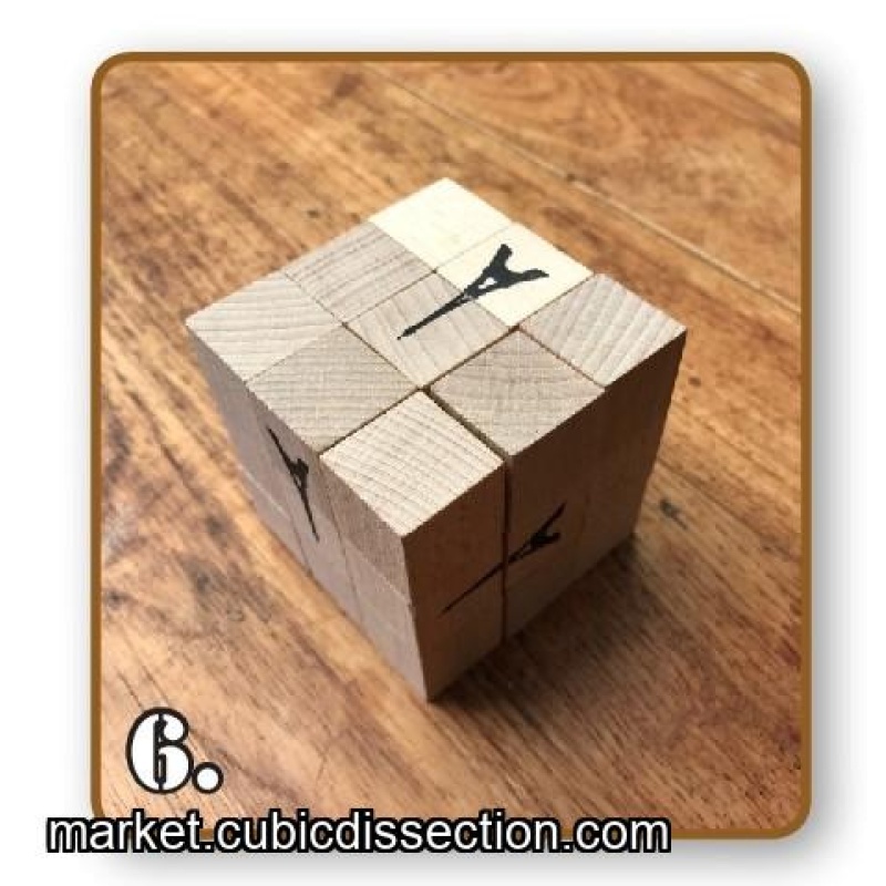 Eiffel Six Cube (Exchange Puzzle IPP 37)