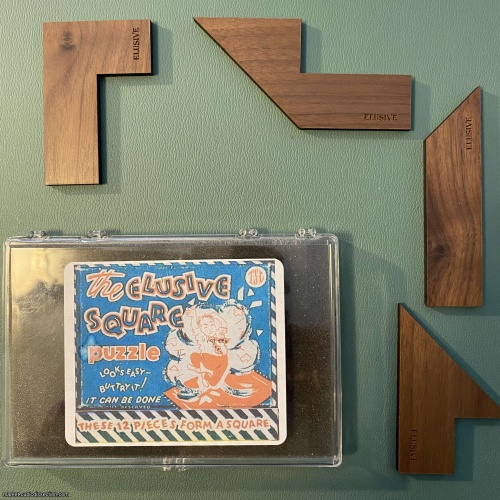 THE ELUSIVE SQUARE — IPP23 Exchange Puzzle (Chicago, 2003) with a unique solution