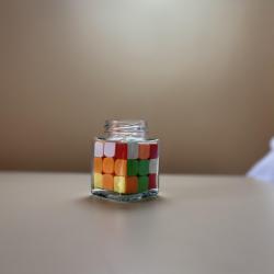 mini Cube in a jar