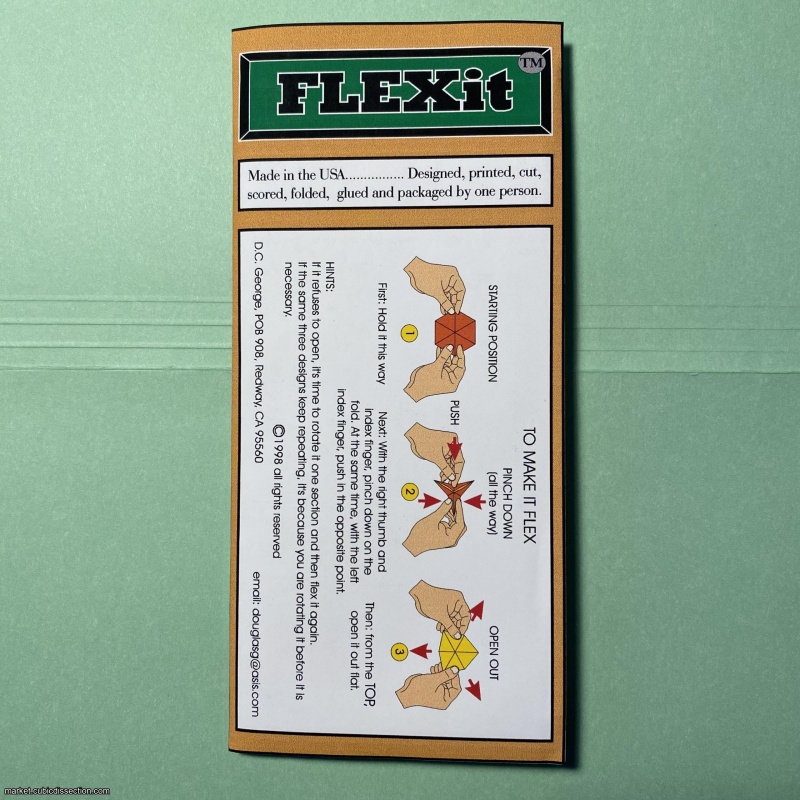 FLEXit, a hexa-hexa-flexagon from 1998