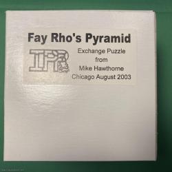 Fay Rho's Pyramid, IPP23 (2003) exchange puzzle made by Steve Strickland