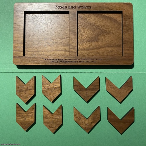 Foxes and Wolves, IPP23 (2003) Exchange Puzzle by Dick Hess