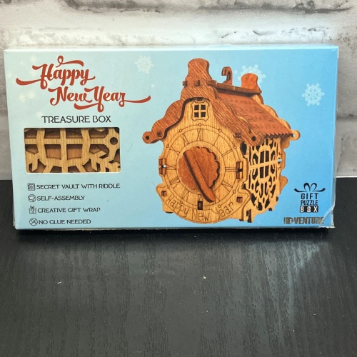 Happy New Year Box - DIY - Need to Build - NEW