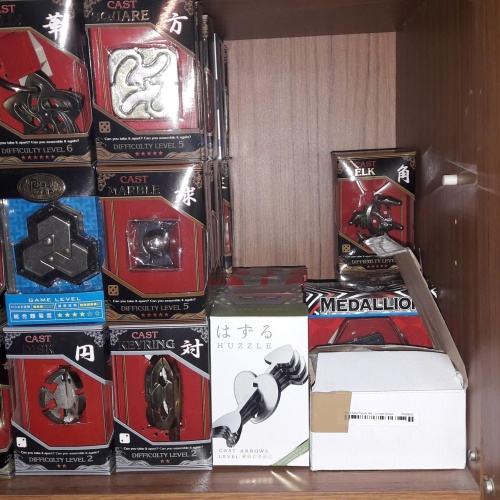 74 Hanayama Metal Puzzle Lot