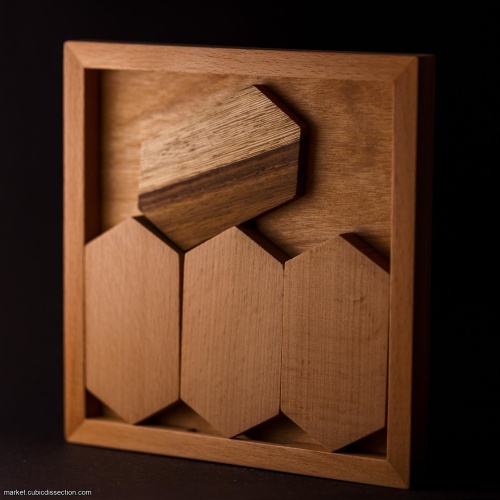 Hexangular Jam Puzzle by Hirokazu Iwasawa (Iwahiro)
