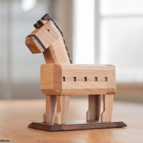 KARAKURI - A horse with a warrior