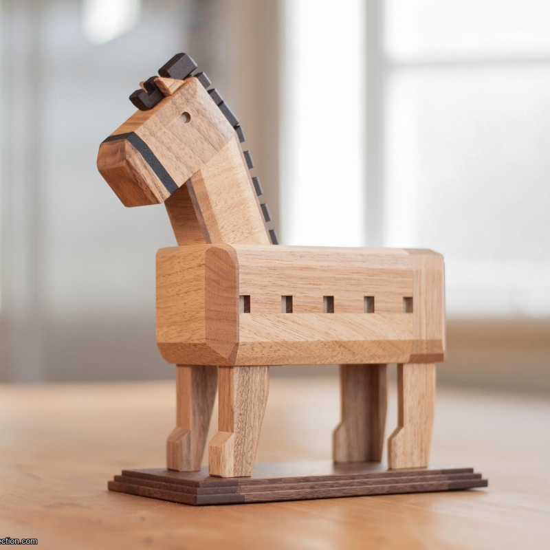 KARAKURI - A horse with a warrior