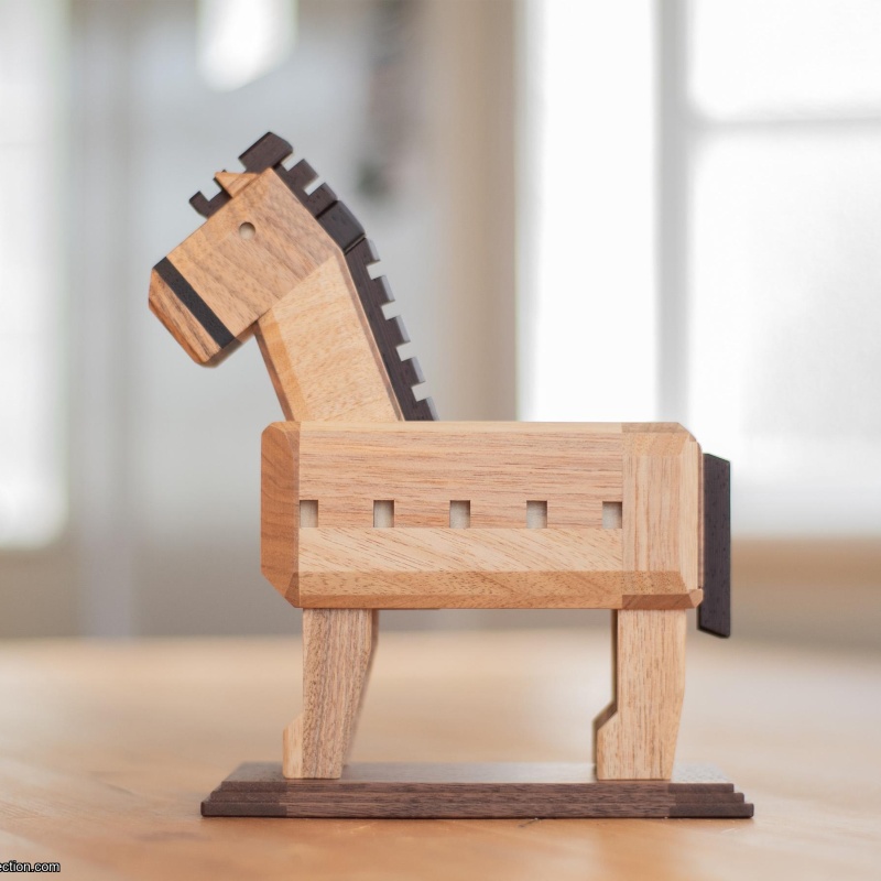 KARAKURI - A horse with a warrior