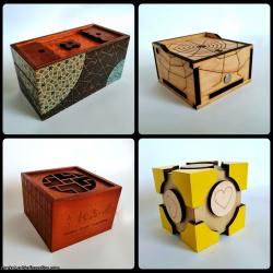 4 Puzzle Boxes