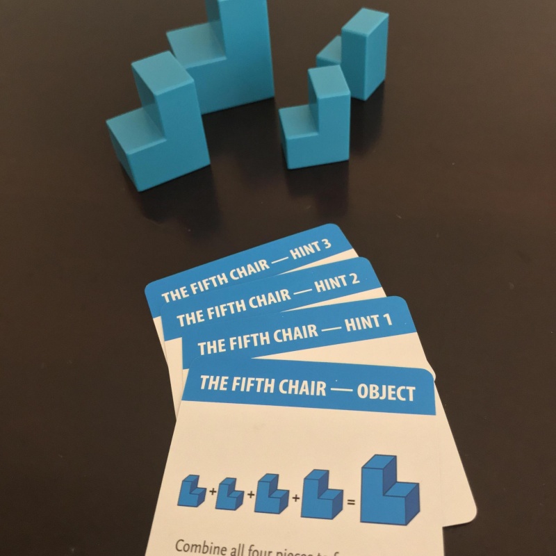 Pack it in, Fifth chair, Missing T, Double square