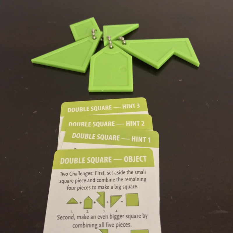 Pack it in, Fifth chair, Missing T, Double square