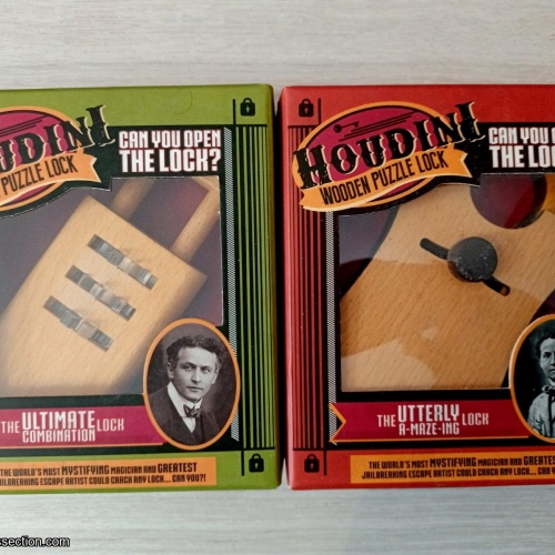 Two Houdini Puzzle Locks