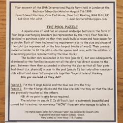 The Pool puzzle