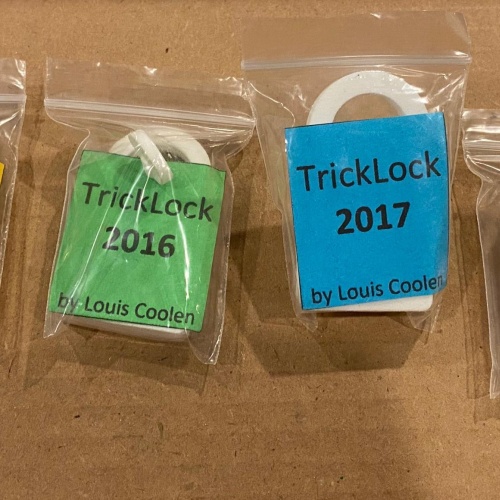 4 Trick Locks by Louis Coolen - Set - 2015, 2016, 2017, 2018