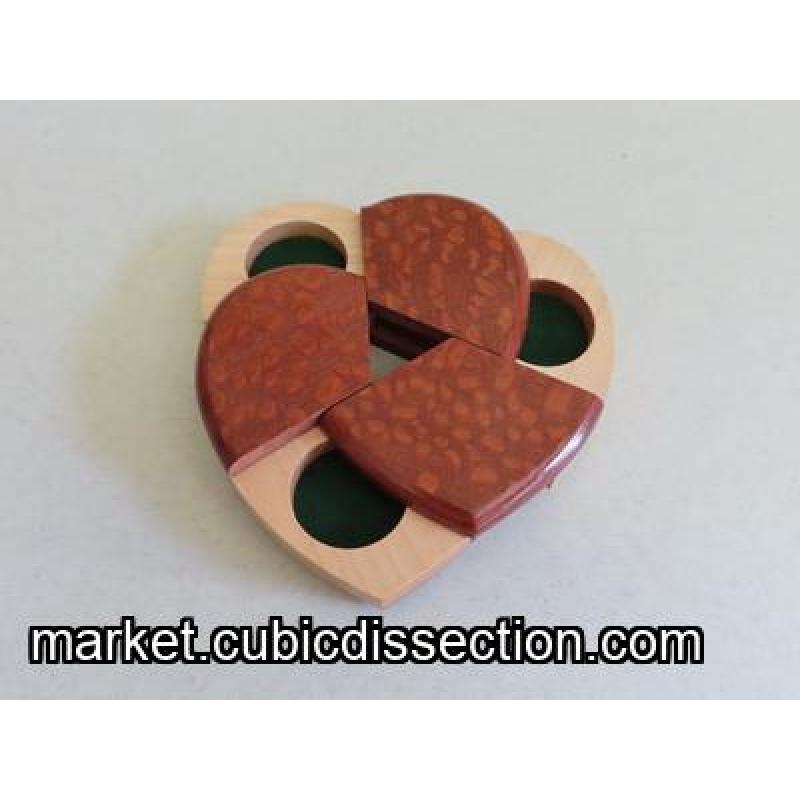 Lacewood Heart Ring box